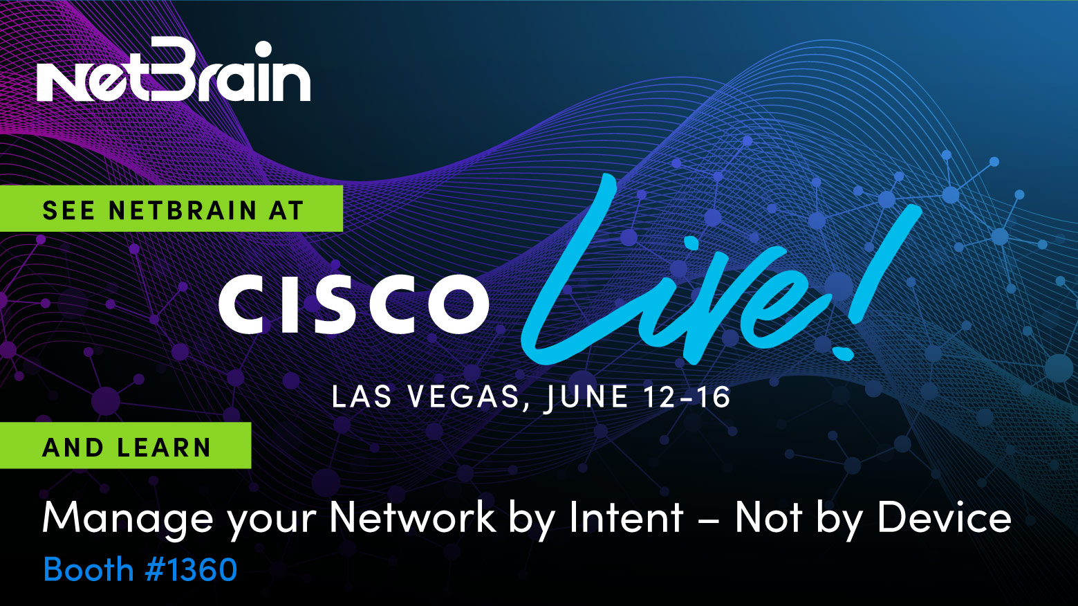 Cisco Live Las Vegas 2022 NetBrain